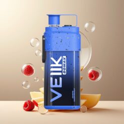VEIIK DOMAX 20000 Puffs Norge Grossist Disposable Vape Bringebær (25ML, 10mg, 850mAh, TYPE C, Luftstrømsjustering)