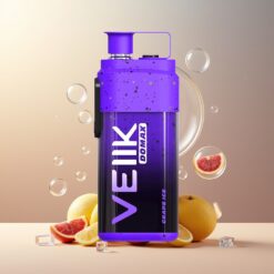 VEIIK DOMAX 20000 Puffs Norge grossist Disposable Vape Drupeis (Grape Ice) – 25ML, 850 mAh, TYPE C, Digital Skjerm