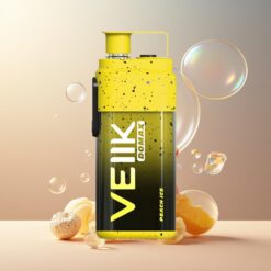 VEIIK DOMAX 20000 Puffs Norge grossist Disposable Vape Fersken Is 25ML 850mAh TYPE C Luftstrømsjustering Digital Skjerm