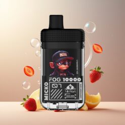 VEIIK MICKO FOG 10000 Puffs Norge grossist Disposable Vape Jordbær Is 500mAh Type-C 1.1 ohm Mesh Coil