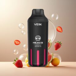 VEIIK MICKO Q 5500 Puffs Norge grossist Disposable Vape Jordbær Vannmelon 15ml 1300mAh