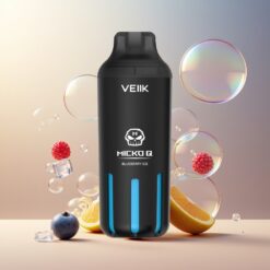 VEIIK MICKO Q 5500 Puffs Norge grossist Engangs Vape Blåbær Is 15ml 1300mAh