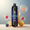 VEIIK NIGHT ELF 25000 PUFFS Norge grossist Blå Sitron Disposable Vape med DTL DUAL MESH, 1100mAh, Full-Skjerm