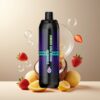 VEIIK NIGHT ELF 25000 PUFFS Norge grossist – Jordbær Dragefrukt Kokosnøtt, DTL DUAL MESH, 1100mAh, Full-Skjerm, 0.8/1.6 Ohm