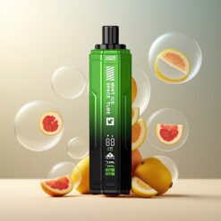VEIIK SPACE TUBE 20000 Puffs Engangs Vape Mint Is Norge Grossist – 22ml, 850mAh, Type-C, Skjerm