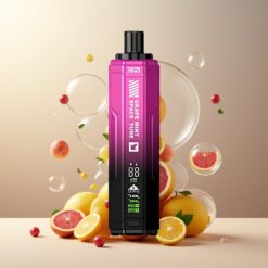 VEIIK SPACE TUBE 20000 Puffs Engangsvaper (Druemynte) Norge Grossist – 22ml, 850mAh, Type-C, Skjerm