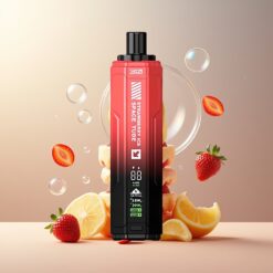 VEIIK SPACE TUBE 20000 Puffs Engangsvaper Jordbæris Norge Grossist – 22ml, 850mAh, Type-C, 0.5/1.0 Ohm