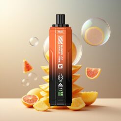VEIIK SPACE TUBE 20000 Puffs Engangsvaper Mango Is Norge grossist – 22ml, 850mAh, Type-C, 0.5/1.0 Ohm Dual Mesh
