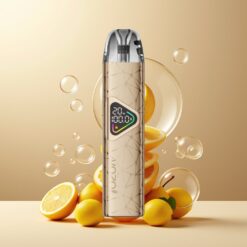 VOZOL ACE GO Engangs VAPE Gold Norge Grossist – 2ml, 1300mAh, USB-C, 5-30W, Justerbar Luftstrøm