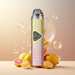 VOZOL ACE GO Engangs Vape Gul Rosa Norge Grossist – 2ml, 1300mAh, USB-C, Justerbar Luftstrøm, HD Skjerm