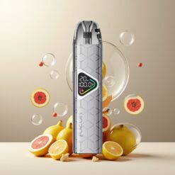 VOZOL ACE GO Engangs Vape Sølv Norge grossist - 2ml, 1300mAh, USB-C, 5-30W, Justerbar Luftstrøm