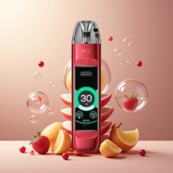 VOZOL ACE MAX Engangs Vape Ruby Rød (1.47" skjerm, 1000mAh, USB-C) Norge grossist