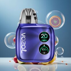 VOZOL ACE Pro Engangs Vape Norge Grossist – Twilight Blå med 2A Hurtiglading, 1400mAh, 3-Nivå Luftstrømsjustering