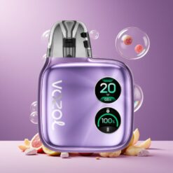 VOZOL ACE Pro Engangsdamp Månelys Lilla Norge Grossist – 2A Hurtiglading, 1.47'' Dobbelt Rund Skjerm, 1400mAh Batteri