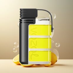 VOZOL GEARS 4000C/6000C Engangs Vape Sitrongul (0/20/50mg/ml Nikotin, 4000/6000 Puff, 500mAh, 4 Smaker, S.iL.C Tech, Norge Grossist)