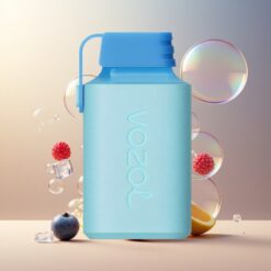 VOZOL GEAR 600 Engangs Vape Blåbær Is Norge Grossist – Barnesikring, Type-C, 600 Puff, 20mg/ml