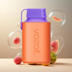 VOZOL GEAR 600 Engangs Vape Litchi Guava Vannmelon Norge Grossist – Barnesikkerhet, Type-C, 400mAh, 600 Puffs