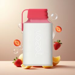 VOZOL GEAR 600 Engangsvape Jordbæriskrem Norge Grossist – Barresikkerhet, 17 Smaker, Type-C-lading, 600 Puff