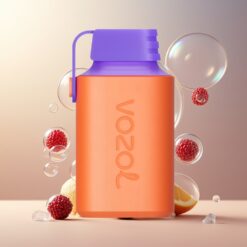 VOZOL GEAR 600 Engangsvape Norge Grossist - Bringebæris, 600 Puff, Type-C, 20mg/ml Nikotin, Barnesikkerhet