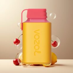 VOZOL GEAR 600 Engangsvape Norge grossist - Kirsebær, Fersken, Sitron - Barnesikkerhet, Type-C-lading, 600 Puffs