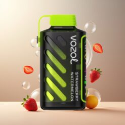 VOZOL Gear Power 20000 Puffs Norge grossist – Jordbær/Vannmelon, 20mL, 5%(50mg), S.i.L.C. Tech, Dual Mesh Coil, Full Skjerm