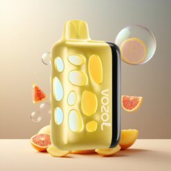 VOZOL RAVE 40000 Engangsvape Mango Is Norge Grossist – 1000mAh, 20/50mg/ml, 270° Glow, Party Mode