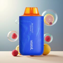 VOZOL STAR 6000/8000 V2 Engangsbatteri Norge Grossist Blå Bringebær Sitron - 65% PCR, 14/16ML, 0/20/50mg/ml Nikotin