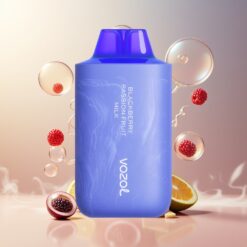 VOZOL STAR 6000/8000 V2 Engangsvaper Norge Grossist - Bjørnebær & Passionsfrukt Melk, 65% PCR, 14/16ML, 0/20/50mg/ml Nikotin