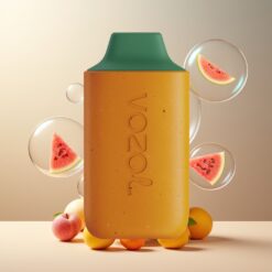 VOZOL STAR 6000 Engangs Vape Mango Fersken Vannmelon Norge grossist – 65% PCR, Type-C, 14ML, 6000 Puffs