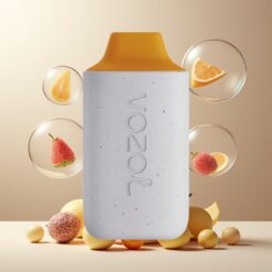 VOZOL STAR 6000 Norge grossist Engangsvape Hvit Sjokoladekrem – 65% PCR, Type-C, 14ML, 6000 Puffs