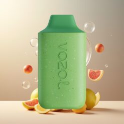 VOZOL STAR 6000 Norge grossist Engangsvaper Sur Eple Is 14ML 6000 Puffs Type-C 50mg/ml