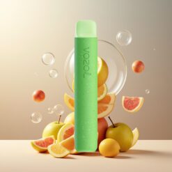VOZOL STAR 600 Norge Grossist Engangs Vape Sur Eple Is med VAMT Mesh Coil, 2ML & 600 Puff