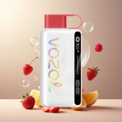 VOZOL STAR 9000/12000 Engangs Vape Jordbær Bringebær Kirsebær Norge Grossist med S.i.L.C TECH, 650mAh, 30% raskere ladning