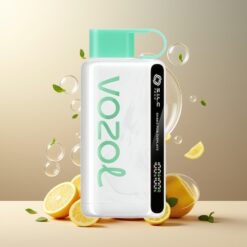 VOZOL STAR 9000/12000 Engangs Vape Sitron Mynte Norge Grossist – S.i.L.C TECH, 650mAh, 30% Raskere Lading, Gjenbruksplast