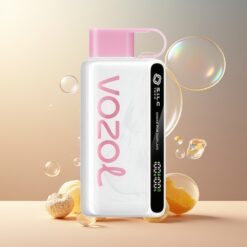 VOZOL STAR 9000/12000 Engangsvaper Fersken Is Norge Grossist - S.i.L.C TECH, 650mAh, 30% Raskere Ladning, 0/20/50mg/ml Nikotin