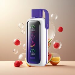 VOZOL Star 20000 Puffs Norge grossist Disposable Vape Bringebær Vannmelon – 2.2" HD speilskjerm, Dual Mesh, 650mAh, 0/20/50mg/ml