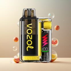 VOZOL VISTA PLUG 6000/10000 Norge grossist – Ananas Is – 26 Smaker, 4 Watt-nivåer, 650mAh, 0/20mg/ml Nikotin, Opptil 6000-10000 Puff