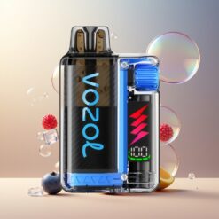 VOZOL VISTA PLUG 6000/10000 Norge grossist - Blåbæris Disposable Vape med 26 Smaker, 4-Trinns Effektkontroll, 650mAh, 0/20mg/ml Nikotin, Opptil 6000-10000 Puff
