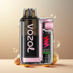 VOZOL VISTA PLUG 6000/10000 Norge grossist – Engangs e-sigarett med 26 smaker (Eple/Fersken), 4-trinns effektkontroll, 650mAh batteri, 0/20mg/ml nikotin