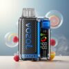 VOZOL Vista 20000 Puffs Norge Grossist – Blå Bringebær Is – 2% Nikotin, 650mAh, OLED, MCU Chip, 65% PCR, TPD