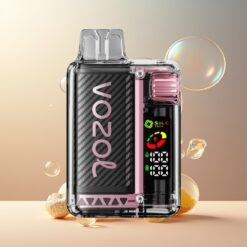 VOZOL Vista 20000 Puffs Norge Grossist – Fersken Is – 2% Nikotin, 650mAh Batteri, OLED Skjerm, 6-trinns Effektjustering, TPD-Sertifisert