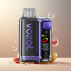 VOZOL Vista 20000 Puffs Norge Grossist - Gjøddisis (Grape Ice) - 2% Nikotin - 650mAh Oppladbar - OLED Skjerm - 6-nivå Watt Justering - MTL Vaping - TPD Godkjent