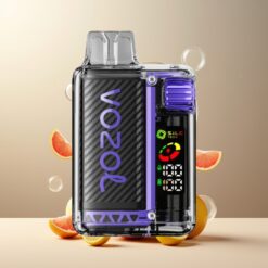 VOZOL Vista 20000 Puffs Norge Grossist - Gjenoppladbar Epleblomst Grapefrukt med 650mAh Batteri, 2% Nikotin, OLED Skjerm, S.i.L.C Dual Mesh Coil