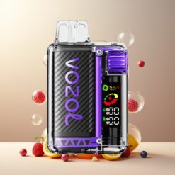 VOZOL Vista 20000 Puffs Norge grossist - Gjenoppladbar Disposable Vape med Blandede Bær, 2% Nikotin, 650mAh Batteri, OLED Skjerm