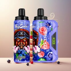 VapSolo VIKING 12000 Puffs Norge grossist Disposable Vape Blåbær Bringebær 22ml Type-C