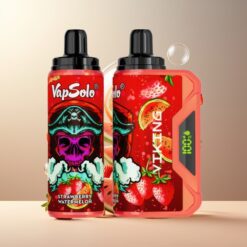 VapSolo VIKING 12000 Puffs Norge grossist Engangs Vape Jordbær Vannmelon 22ml 20/50 mg/ml Type-C