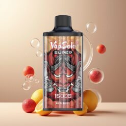 Vapsolo Super 15000 Puffs Norge Grossist – 40ml E-Likvid, 850mAh Mesh Coil, Type-C, Red Bull