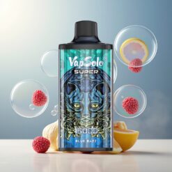 Vapsolo Super 15000 Puffs Norge Grossist – Blåbringebær – 40ml / 20mg/ml eller 50mg/ml – Type-C