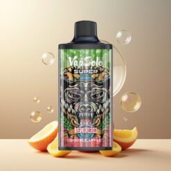 Vapsolo Super 15000 Puffs Norge Grossist Dobbel Eple 40ml 20/50mg Type-C