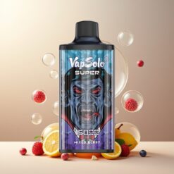Vapsolo Super 15000 Puffs Norge Grossist Engangs Vape 40ml Blandede Bær 850mAh Type-C